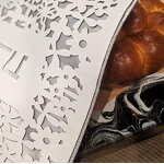 PU Leather Challah Cover Supplier - Embroidery Marble Leather