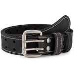 Double Prong Belt Manufacturer - Genuine Leather with Holes