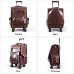 Leather Travel Trolley Supplier - Hot Sale 23 Inch Genuine