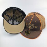 Custom Fitted Baseball Cap Factory - 6-Panel 3D Embroidery Snapback Flat Brim