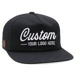 5 Panel Snapback Cap Manufacturer - 3D Polyester Embroidery Flat Brim All-Gender