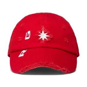 Distressed Dad Cap Supplier - 6-Panel Sporty Embroidery Curved Brim Wholesale