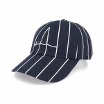 Structured Sports Gorras Supplier - 6 Panel 100% Polyester Unisex Adjustable Pinstripe