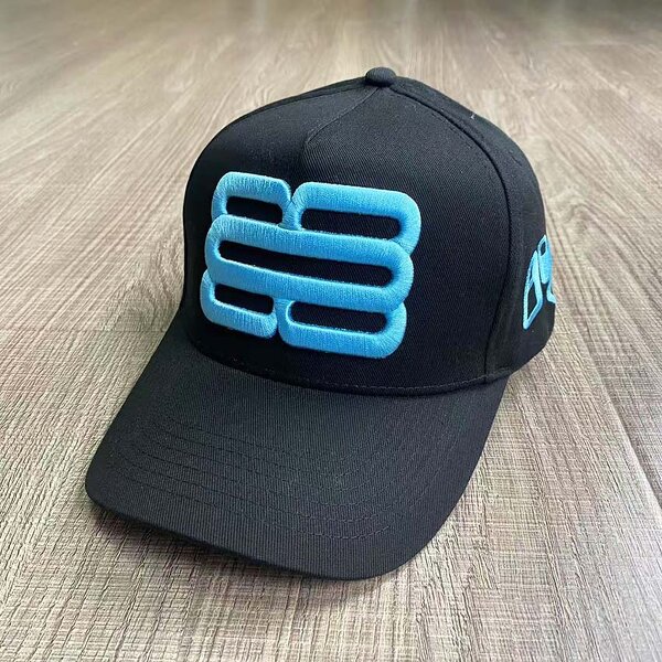 Polyester Baseball Cap Supplier - 5-Panel 3D Embroidery Logo Patch Curved Brim