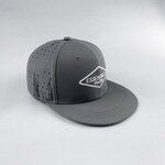 Mesh Trucker Hat Supplier - 6-Panel Laser Perforated Cut Hole Blank Flat Bill