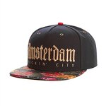 5 Panel Snapback Cap Manufacturer - 3D Polyester Embroidery Flat Brim All-Gender