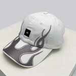 Flame Embroidery Baseball Cap Manufacturer - Hip Hop Outdoor Sports Dad Hat