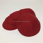 Linen Kippah Supplier - Solid Color Plain Blank for Custom Printing