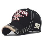 Vintage Distressed Baseball Cap Factory - Polyester Curved Bill Dad Hat Metal Adjustable