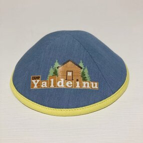 Denim Kippa Factory - Wholesale Blue Yarmulke Custom Printing Logo