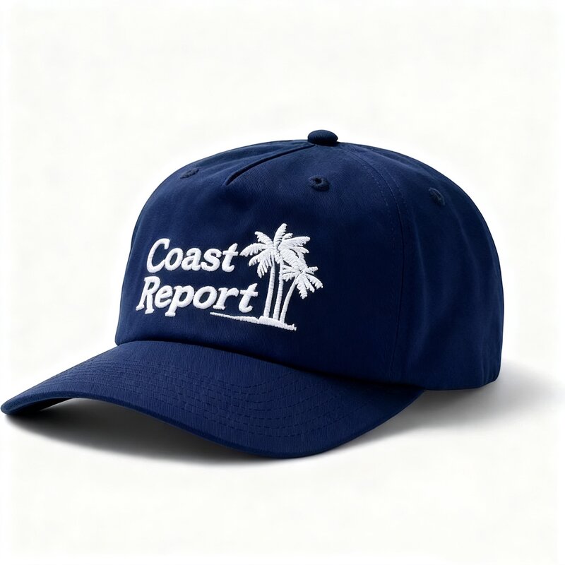 Dad Hats Supplier - Ethnic 5 Panel Unisex 100% Cotton 3D Embroidery