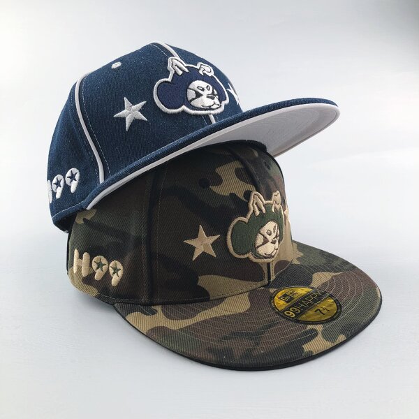 Camo Fitted Cap Manufacturer - 6 Panel Embroidery Logo OEM/ODM Hip Hop