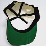 Baseball Hats Supplier - 5 Panel A Frame Cotton Vintage Pinstripe with Logo Embroidery