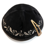 Cotton Kippot Supplier - Wholesale Jewish Yarmulke Skullcap Custom Embroidery Print