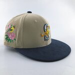 ODM Sports Cap Supplier - 6-Panel Corduroy Snapback Custom 3D Embroidery