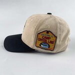 Vintage Corduroy Baseball Cap Supplier - 3D Embroidered Logo Curved Brim Wholesale