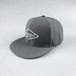 Mesh Trucker Hat Supplier - 6-Panel Laser Perforated Cut Hole Blank Flat Bill