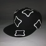 Reflective Snapback Cap Factory - 6 Panel Flat Bill Custom 3D Embroidery
