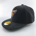 Corduroy Snapback Cap Factory - 6 Panel Black Custom 3D Embroidery Logo