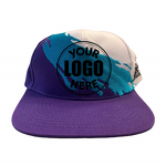 Splash Snapback Cap Manufacturer - Large Space Embroidery Custom 6 Panels Sports