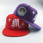 Custom Fitted Hats Manufacturer - 6 Panel 3D Embroidery Logo Fashion Design