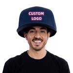 Oversize Snapback Cap Manufacturer - Blank 6 Panels Huge 100% Polyester Embroidered