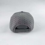 Mesh Trucker Hat Supplier - 6-Panel Laser Perforated Cut Hole Blank Flat Bill