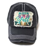 Vintage Dad Hats Manufacturer - 6-Panel Distressed Fashion Cotton Letter Pattern