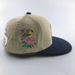 ODM Sports Cap Supplier - 6-Panel Corduroy Snapback Custom 3D Embroidery