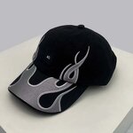 Flame Embroidery Baseball Cap Manufacturer - Hip Hop Outdoor Sports Dad Hat