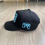 Polyester Baseball Cap Supplier - 5-Panel 3D Embroidery Logo Patch Curved Brim