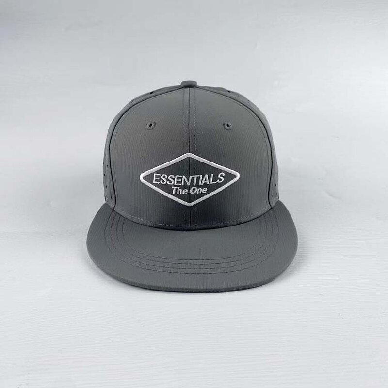 Mesh Trucker Hat Supplier - 6-Panel Laser Perforated Cut Hole Blank Flat Bill