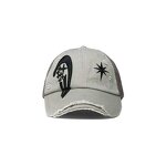 Distressed Dad Cap Supplier - 6-Panel Sporty Embroidery Curved Brim Wholesale