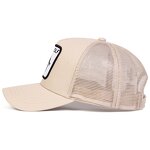 3D Puff Logo Baseball Cap Supplier - 5 Panel Polyester Mesh A Frame Hat Y2K