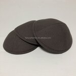 Embroidery Kippah Manufacturer - Linen Yarmulkes with Customized Logo