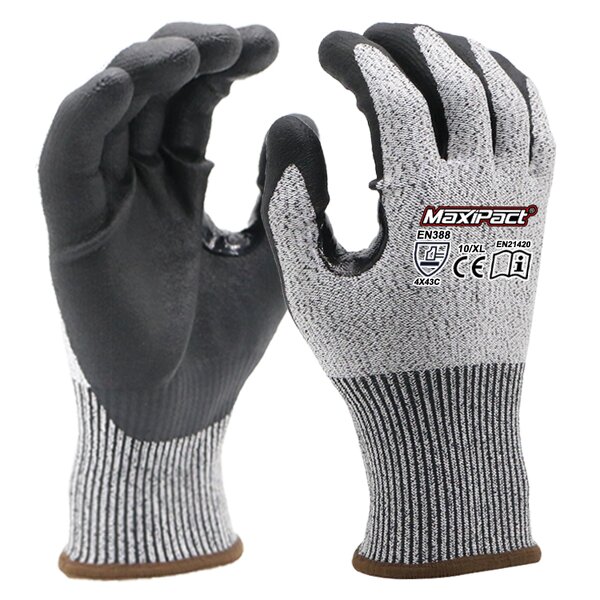 EN388 Work Protection Gloves Supplier - MaxiPact CE Level 5