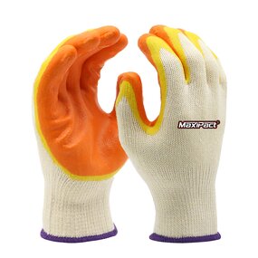 White Garden Gloves Supplier - MaxiPact 10 Gauge Construction