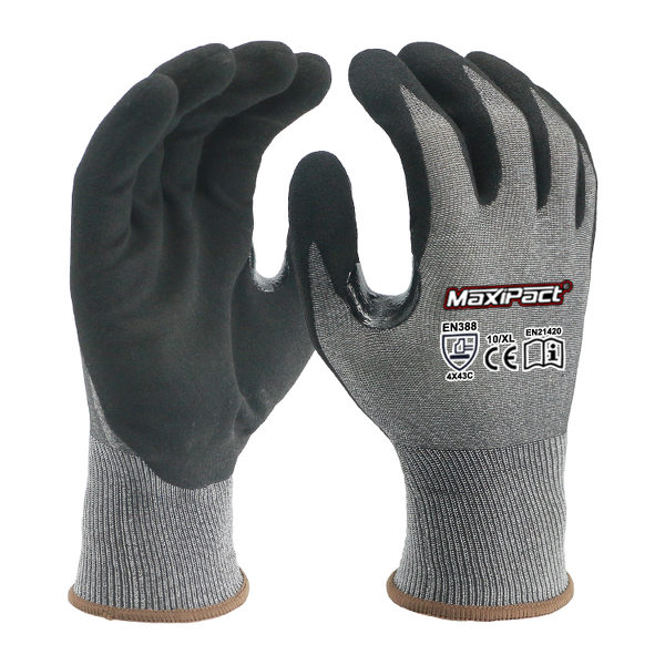 Nitrile Sandy Gloves Manufacturer - MaxiPact Wholesale Hand