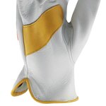 Soft Cow Leather Gloves Manufacturer - MaxiPact with TPR Safety