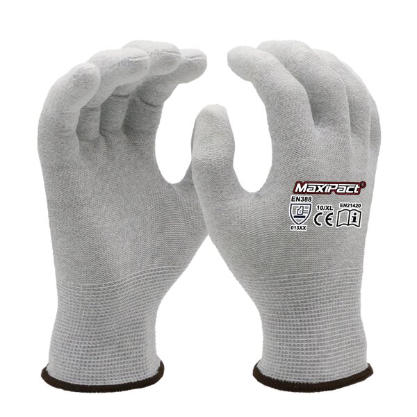 Anti-Static Work Gloves Supplier - MaxiPact Wholesale PU Carbon