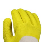 Latex Crinkle Gloves Supplier - MaxiPact 3/4 Dipped Industrial