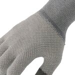 Grey PU Coated Gloves Supplier - MaxiPact Customized Logo for