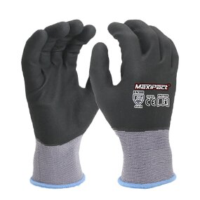 15G Safety Nitrile Gloves Manufacturer - MaxiPact Custom Sandy