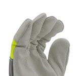 Hi-Visibility Leather Gloves Supplier - MaxiPact Customized Logo