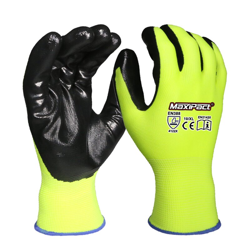 Safety Garden Gloves Manufacturer - MaxiPact Breathable Coated