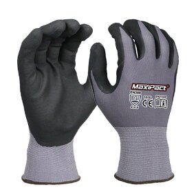 Nitrile Coated Gloves Supplier - MaxiPact Custom Logo Foam