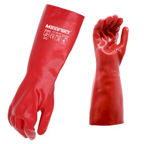 PVC Coated Safety Gloves Supplier - MaxiPact Chemical Resistant