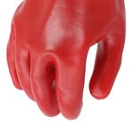 Red Smooth Liner Gloves Manufacturer - MaxiPact PVC Dot Coated