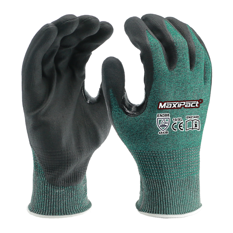 Nitrile Foam Safety Gloves Manufacturer - MaxiPact U2 Level B