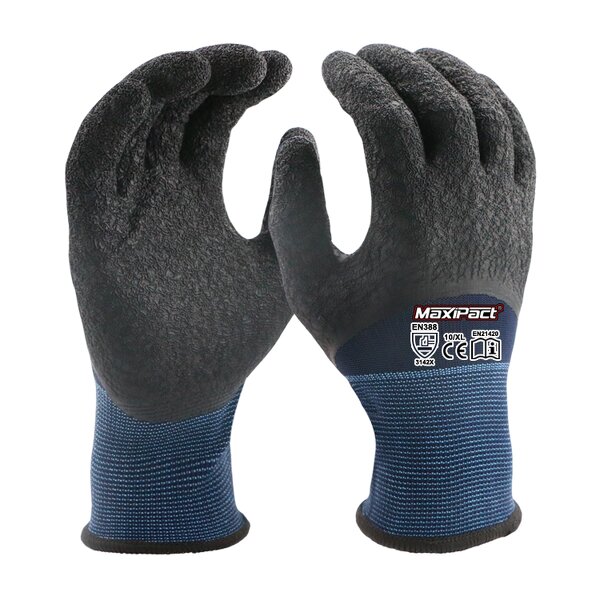 CE EN388 Gloves Manufacturer - MaxiPact 3/4 Dipped Latex